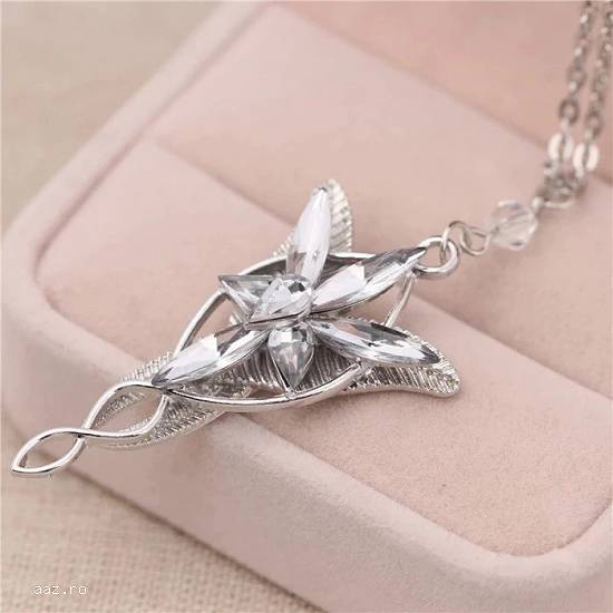 Pandantiv Colier Lantisor LORD OF THE RINGS LOTR ARWEN EVENSTAR