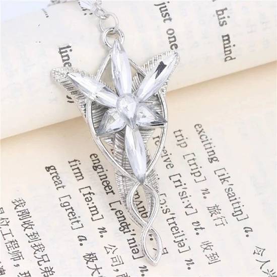 Pandantiv Colier Lantisor LORD OF THE RINGS LOTR ARWEN EVENSTAR