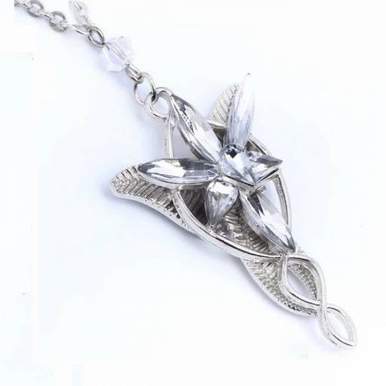 Pandantiv Colier Lantisor LORD OF THE RINGS LOTR ARWEN EVENSTAR