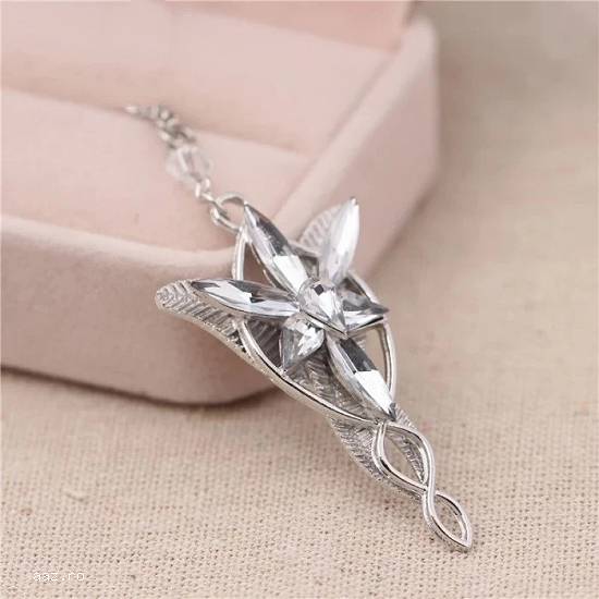 Pandantiv Colier Lantisor LORD OF THE RINGS LOTR ARWEN EVENSTAR