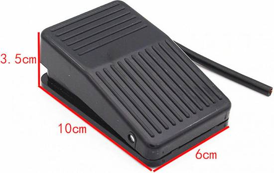 Intrerupator COMUTATOR ELECTRIC pe fir DE PICIOR buton tip pedala ptt