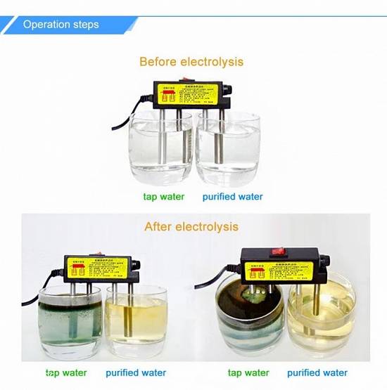 ELECTROLIZOR – APARAT pentru ELECTROLIZA APEI testare calitate apa acasa pret de vanzare