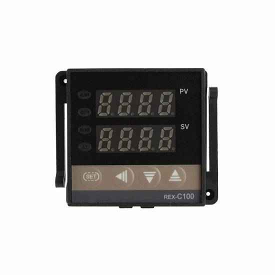 Controler REGULATOR TEMPERATURA termostat digital 220V 300 400 grade cu sonda RELEU 40A REX C100 ele