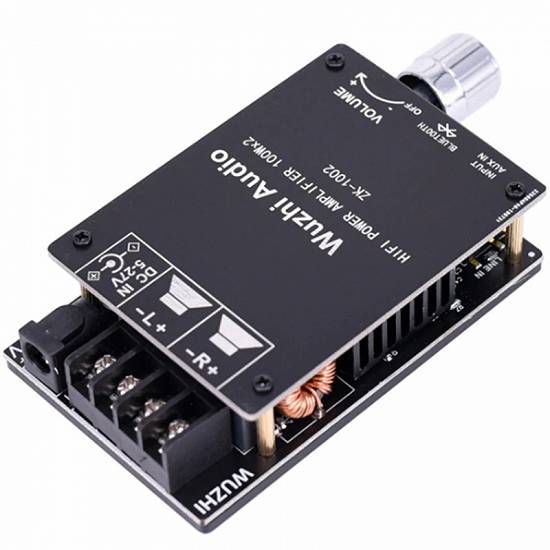 AMPLIFICATOR AUDIO Hi-Fi stereo cu Bluetooth 2 x 100W pentru acasa sau auto AMPLIFICATOARE pret ieft