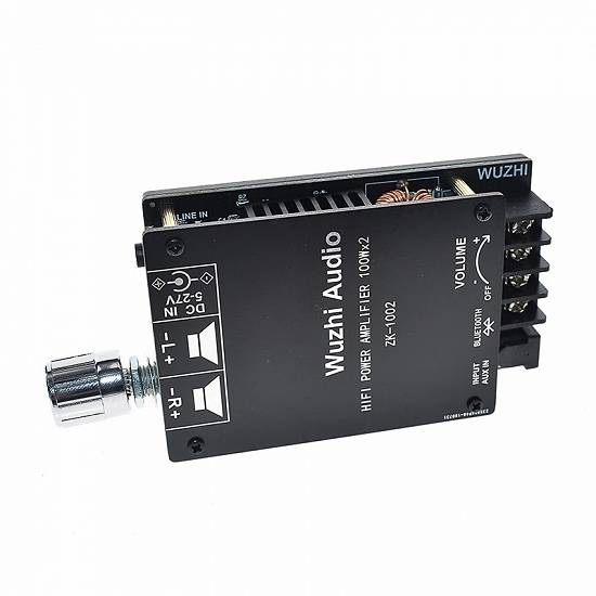 AMPLIFICATOR AUDIO Hi-Fi stereo cu Bluetooth 2 x 100W pentru acasa sau auto AMPLIFICATOARE pret ieft