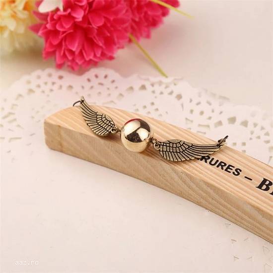 BRATARA Harry Potter Golden Snitch Deathly Hallows Hotoaica AURIE / ARGINTIE