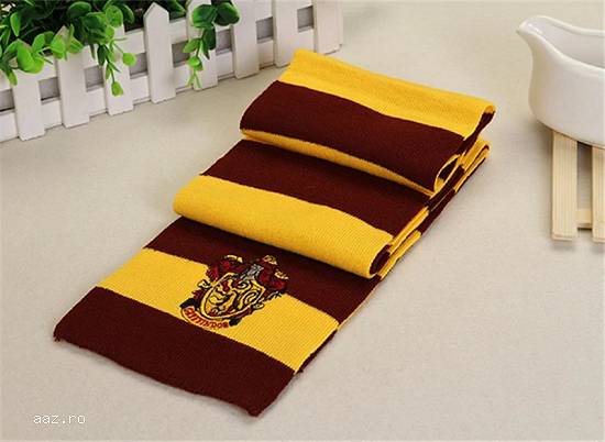 Esarfa FULAR Harry Potter HOGWARTS Gryffindor SCARF haine imbracaminte