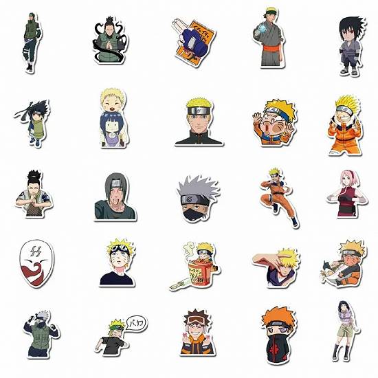Sticker STICKERE ANIME cu Naruto Shippuden stickers autocolante autoadezive