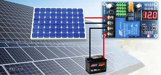 CONTROLER Modul regulator releu INCARCARE baterie PANOU SOLAR fotovoltaic eoliene acumulator rulota