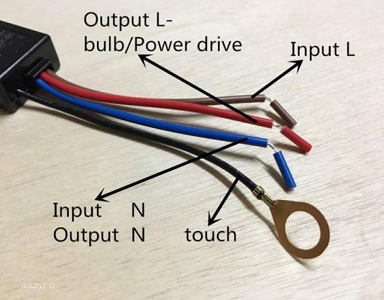 INTRERUPATOR CU ATINGERE touch DIMMER dimabil cu variator reglaj lumina lampa