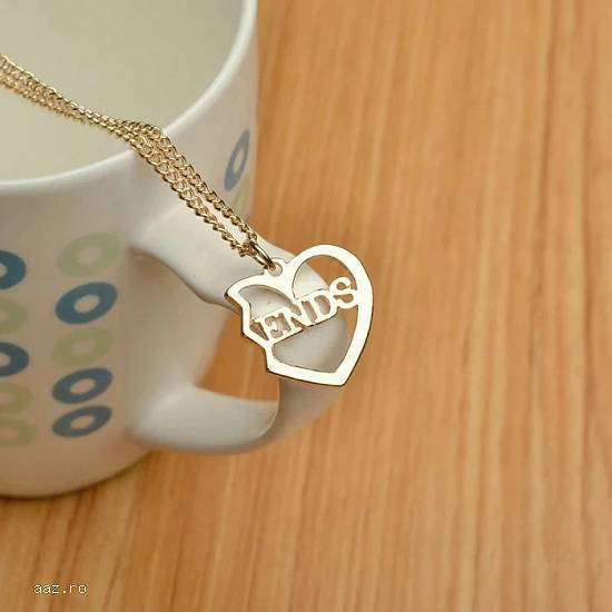SET 3 lantisoare BFF lantisor 3 in 1 copii Best Friends Forever