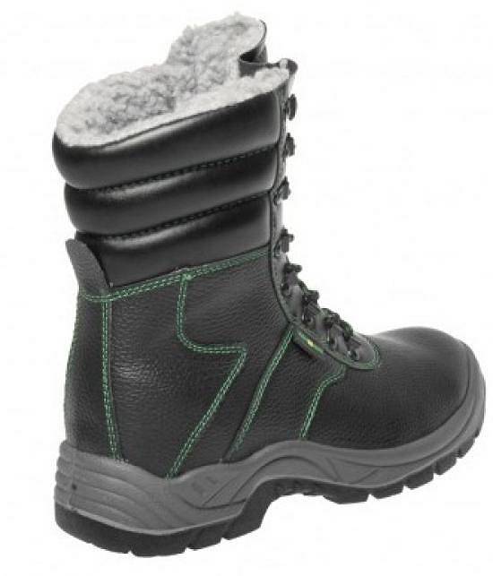 BOCANCI IMBLANITI CU BOMBEU METALIC SI LAMELA METAL IN TALPA - SAFETY BOOTS FUR-LINED