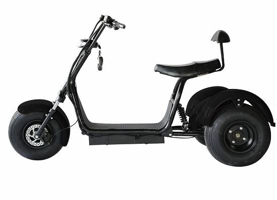 Scuter electric cu 3 roti Smarda SDM-301 2000W 60V 20Ah #Black