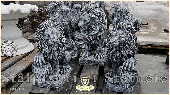 Statuete lei mari și mici pentru curte,   grădină,   porți și garduri.