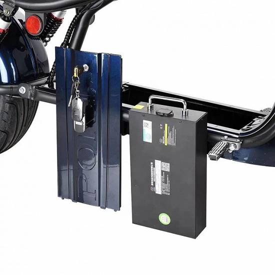 Motocicleta electrica Smarda SMD-U1 2000W 60V 20Ah #Black