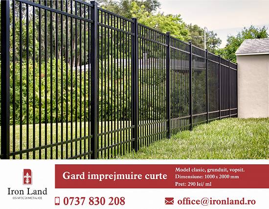 confectii metalice (garduri,   balustrade ,   scari )