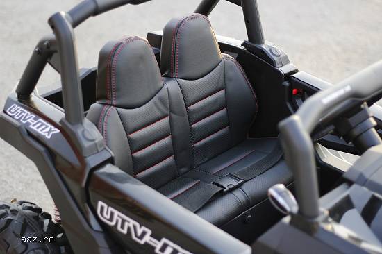 UTV electric pentru 2 copii Rocker XMX603 4x45W 12V PREMIUM #Black