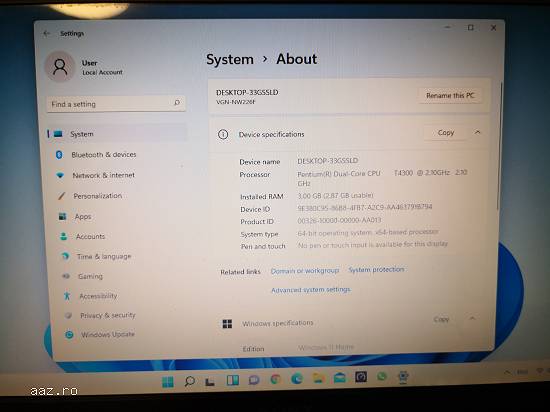 Laptop Sony Vaio