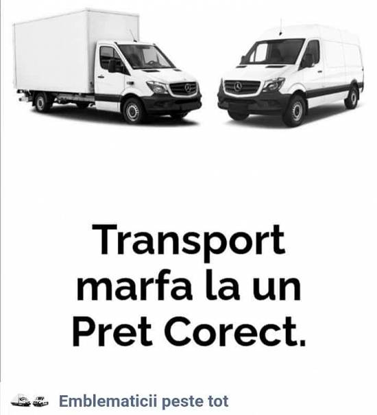 Echipa Emblematicii-transport marfă.