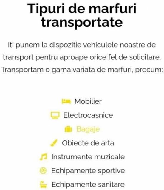 Echipa Emblematicii-transport marfă.