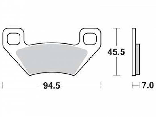 Placute frana atv Arctic Cat