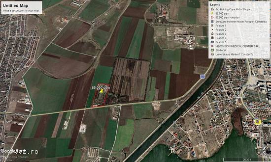 Teren intravilan 66.000 mp Navodari iesirea spre Lumina 25euro/mp