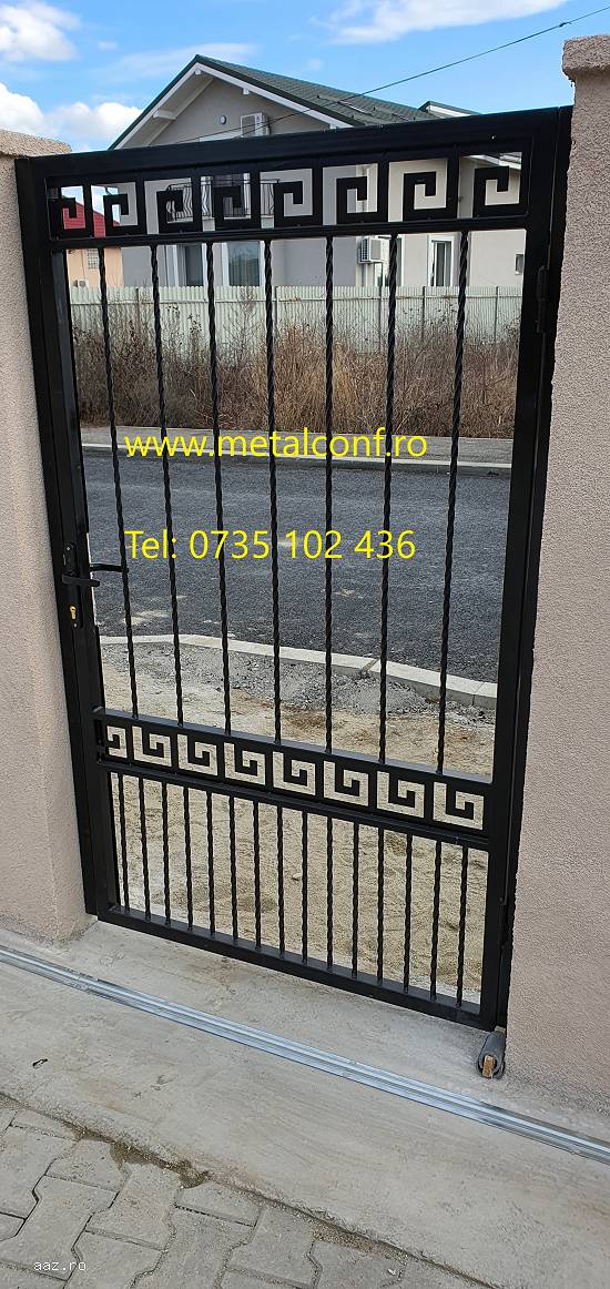PORTI GARDURI BALUSTRADE FIER FORJAT