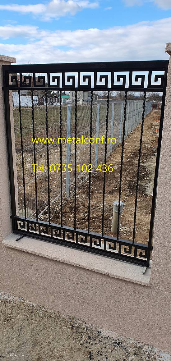 PORTI GARDURI BALUSTRADE FIER FORJAT