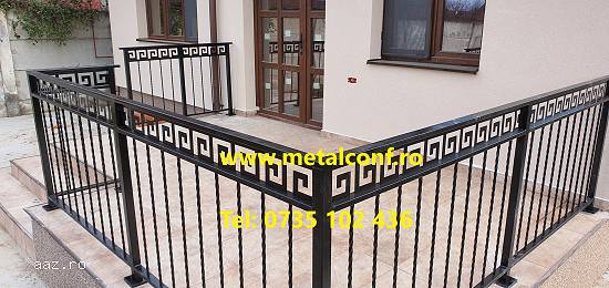PORTI GARDURI BALUSTRADE FIER FORJAT