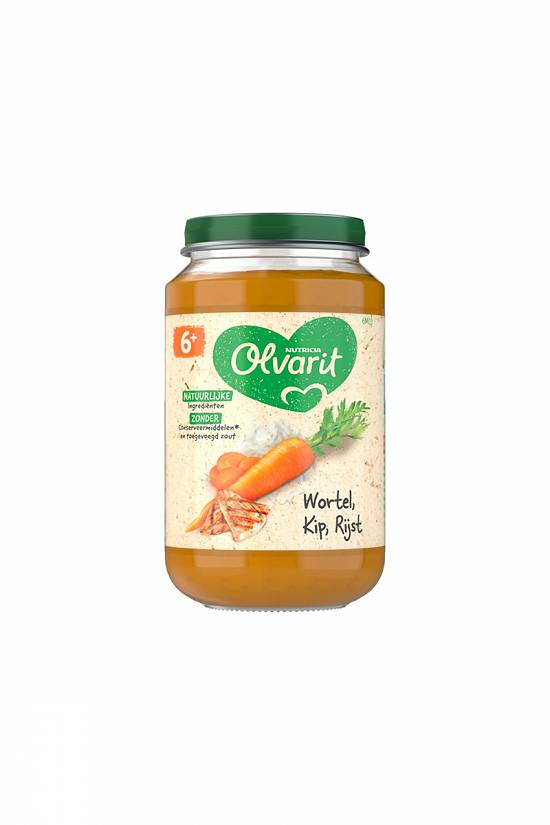 Olvarit mancare pentru bebelusi Pui,       Mazare si Cartofi 6+ luni Total Blue