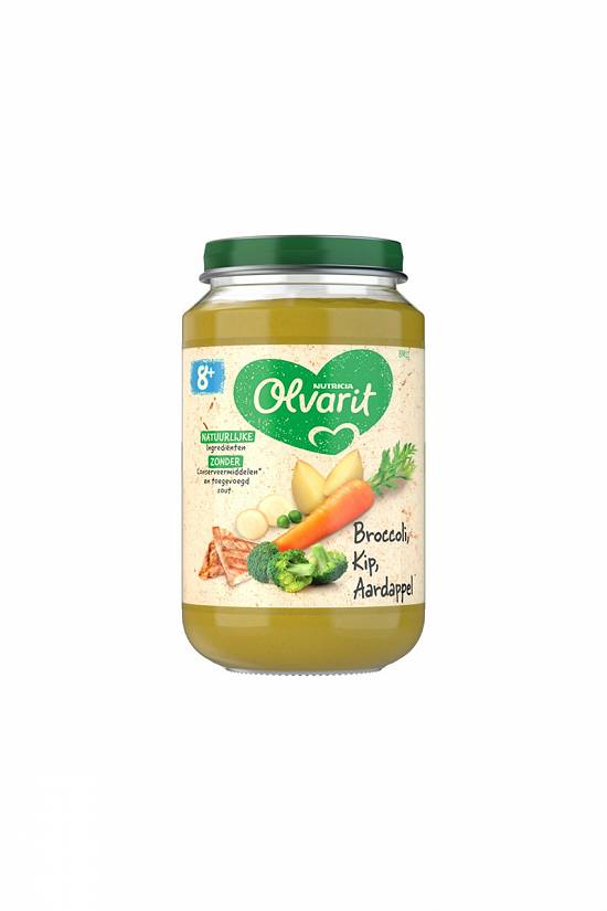 Olvarit mancare pentru bebelusi Pui,       Broccoli,       Cartof 8+ luni Total Blue