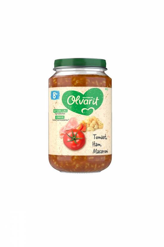 Mancare import Olanda Olvarit copii Sunca,   Rosii,   Macaroane 8+ luni Total Blue 0728.305.612
