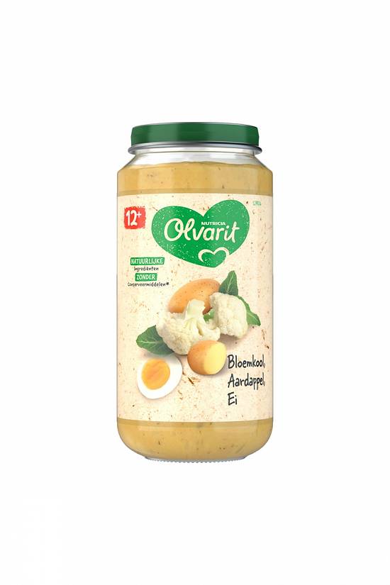 Olvarit mancare pentru bebelusi import Olanda Conopida,   Ou si Cartof 12+ luni Total Blue