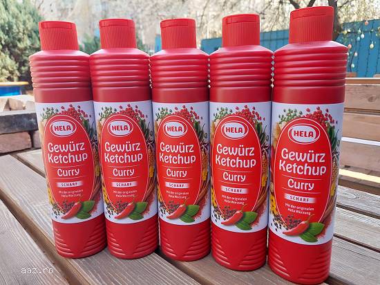Ketchup Curry Delikat Hela Total Blue 0728.305.612
