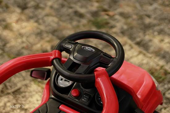 Masinuta electrica pentru copii 3 in 1 Ford Ranger 35W 6V și cu pedala #red