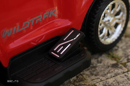 Masinuta electrica pentru copii 3 in 1 Ford Ranger 35W 6V și cu pedala #red