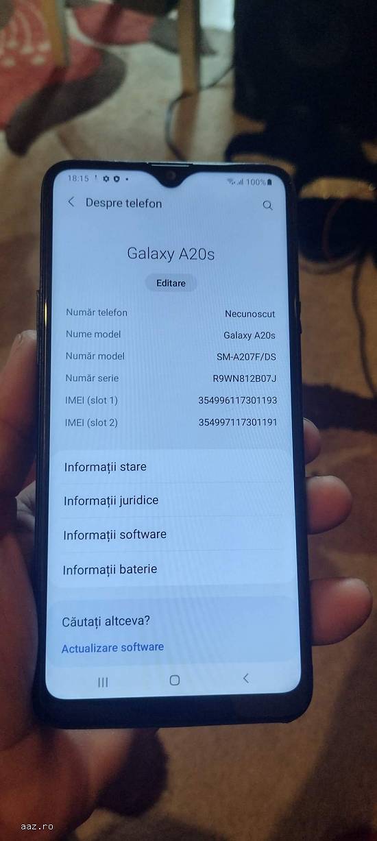 Vând Samsung a 20 s