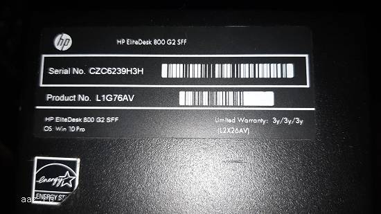 Calculator SH - HP EliteDesk 800 G2 SFF I7 ram 16gb ddr4 ssd 512gb