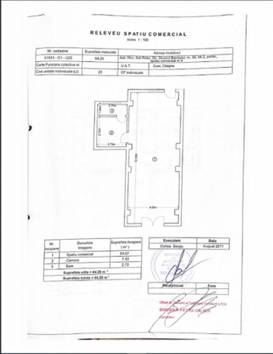 Spatiu comercial,   231mp,   Chiajna,   Ilfov,   2750 euro