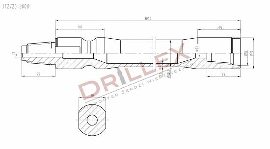 Prăjinile de foraj Ditch Witch JT2720