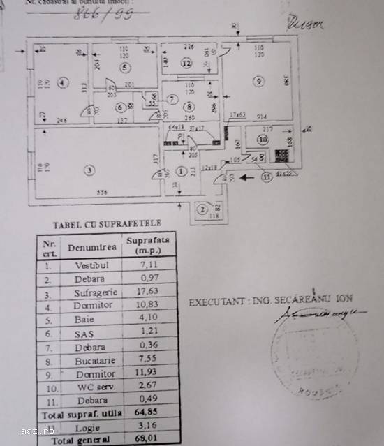 VAND APARTAMENT 3 CAMERE PIATA SUDULUI BERCENI