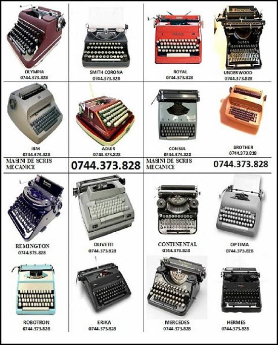 Rola cu banda masina scris Consul,   Olivetti ,   Royal,   Mercedes,   Continental,   Olympia ,   Br