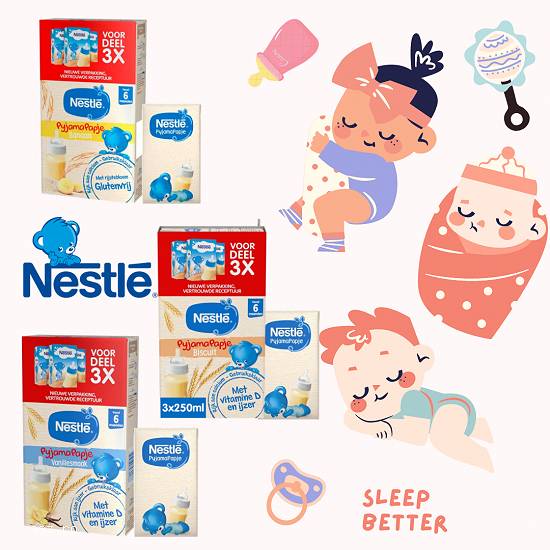 Cereale olandeze pentru bebelusi Nestlé Banane Total Blue 0728.305.612