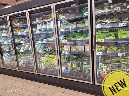 Vitrine frigorifice cu fatada Aluminiu