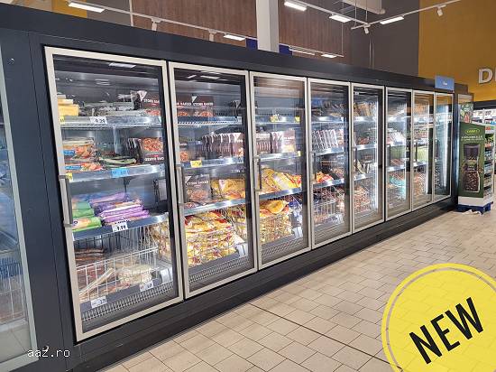 Vitrine frigorifice cu fatada Aluminiu