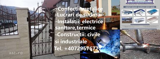 Atelier de sudura si confectii metalice. 📱  0729676777 - Constanta