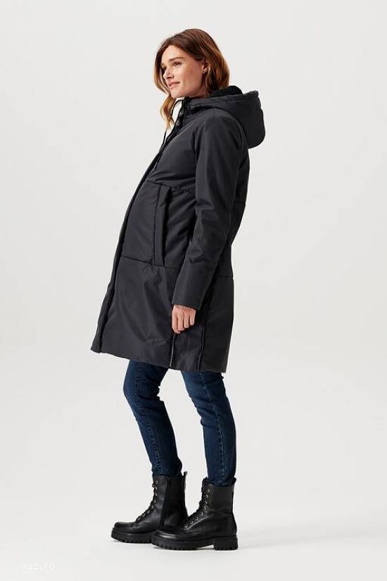 Geaca pentru gravide 3in1 neagra Parole Noppies