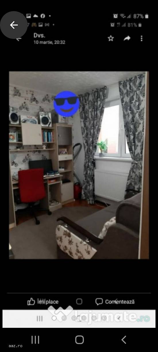 Apartament de vânzare 3camere