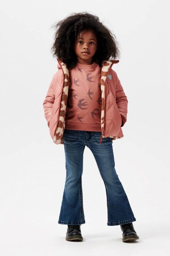 Geaca animal print reversibila Nieuwaal Noppies Race Kids