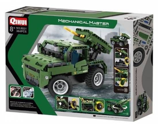 Lansator de rachete 2 in 1 cu RC,   QIHUI 364 piese,   Bricks Toys for Kids